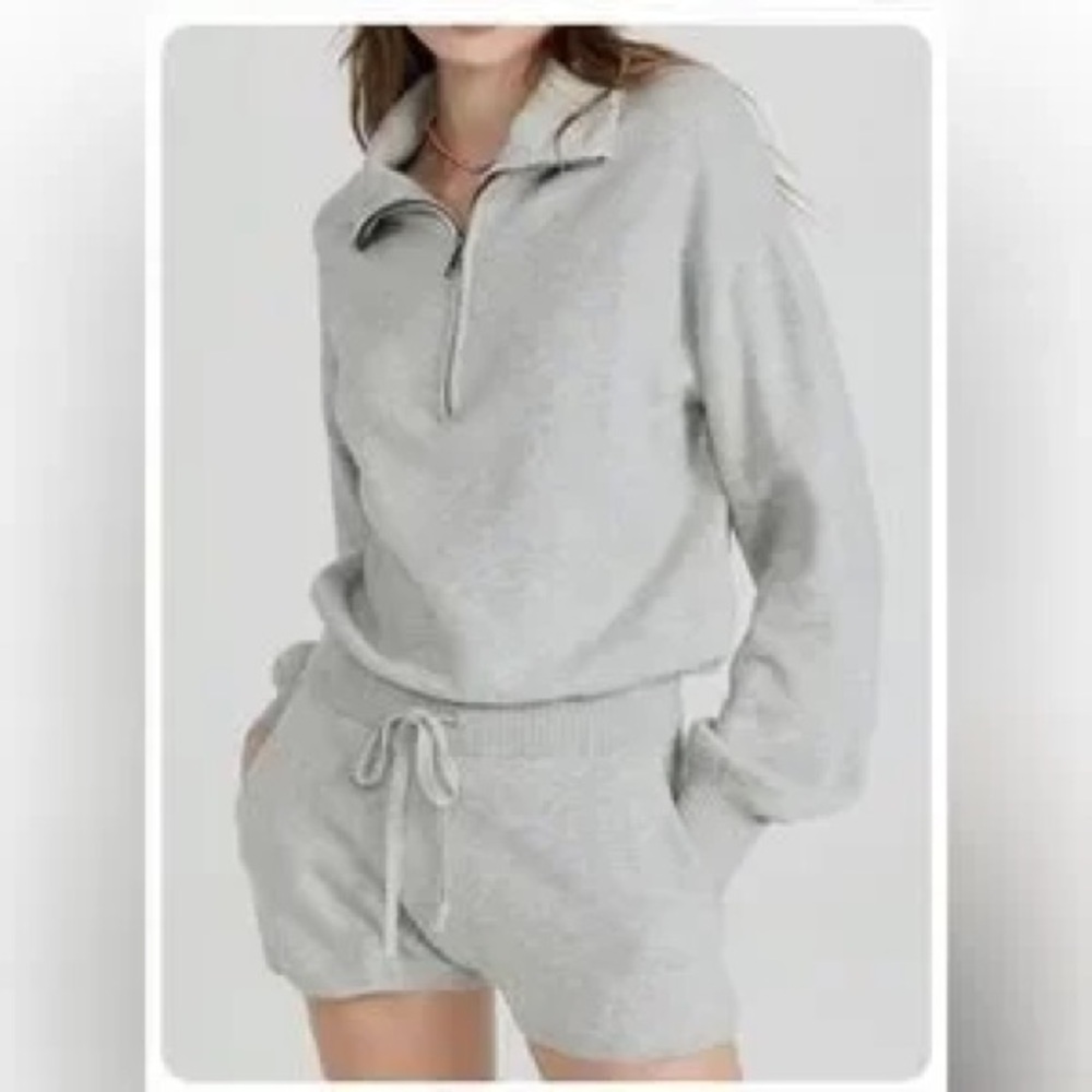 NWT Spiritual Gangster Super Soft Funnel Neck Romper Knit Sweater Jumpsuit XS - Picture 15 of 16